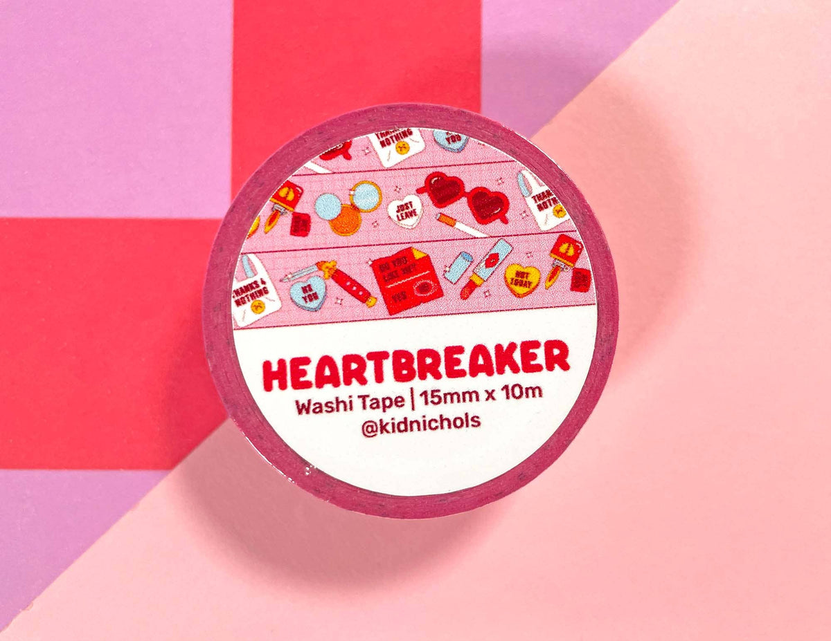 Heartbreaker Washi Tape | Valentines Day | Tough Girls | Wea