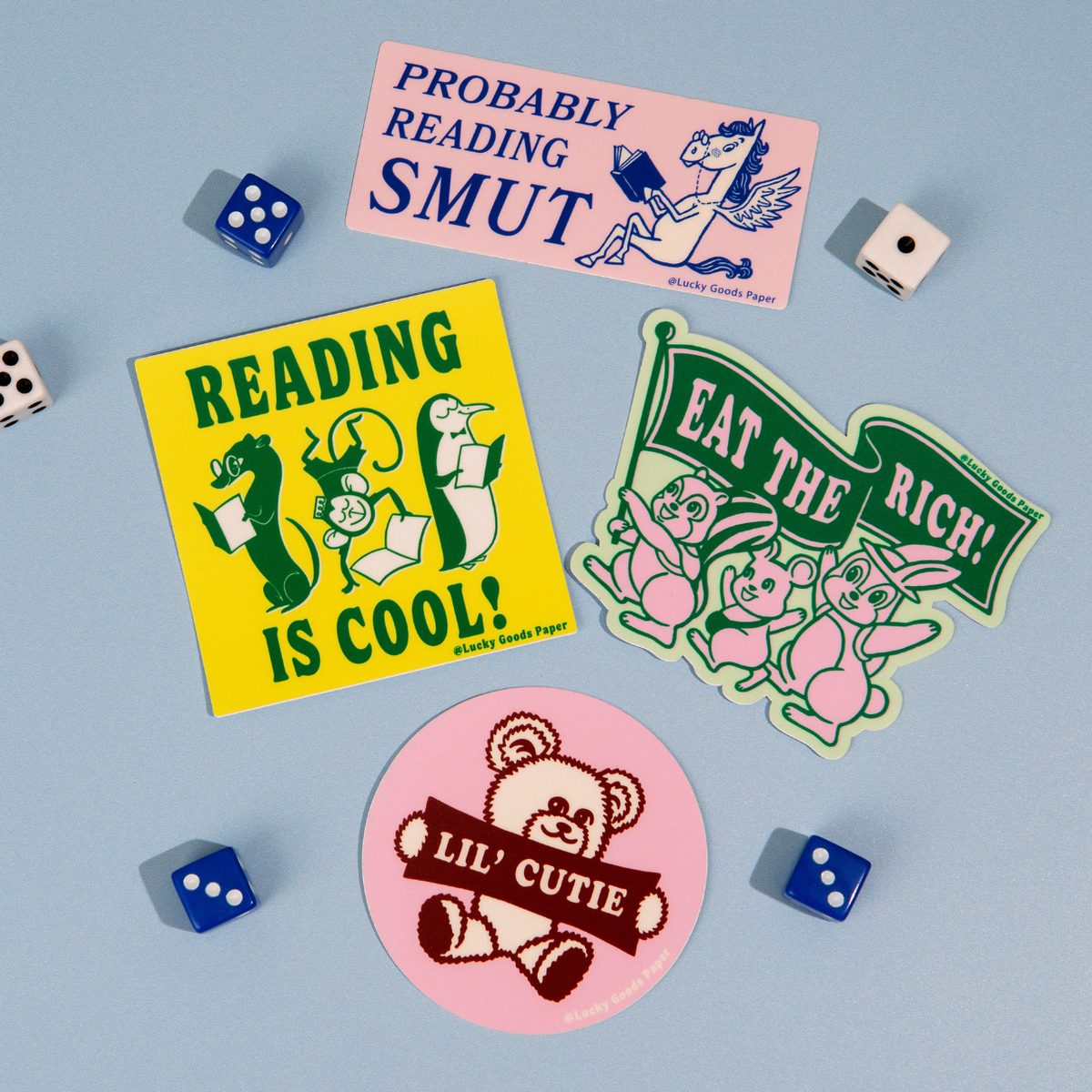 Eat the Rich – Matte Vinyl Sticker