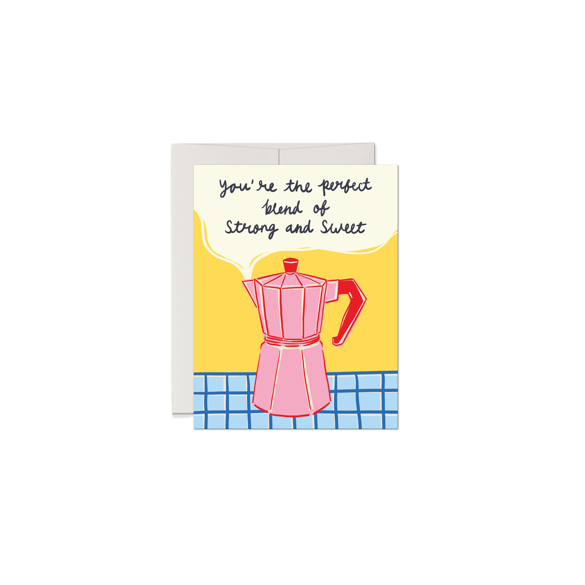 Perfect Blend Coffee Greeting Card Love & Friendship Card