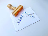 Luchador washi tape rubber stamp Mexican wrestler tape stamp