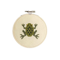 Frog Cross Stitch Kit