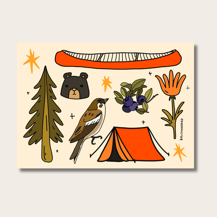 Outdoorsy Postcard | Canadian Adventure & Camping