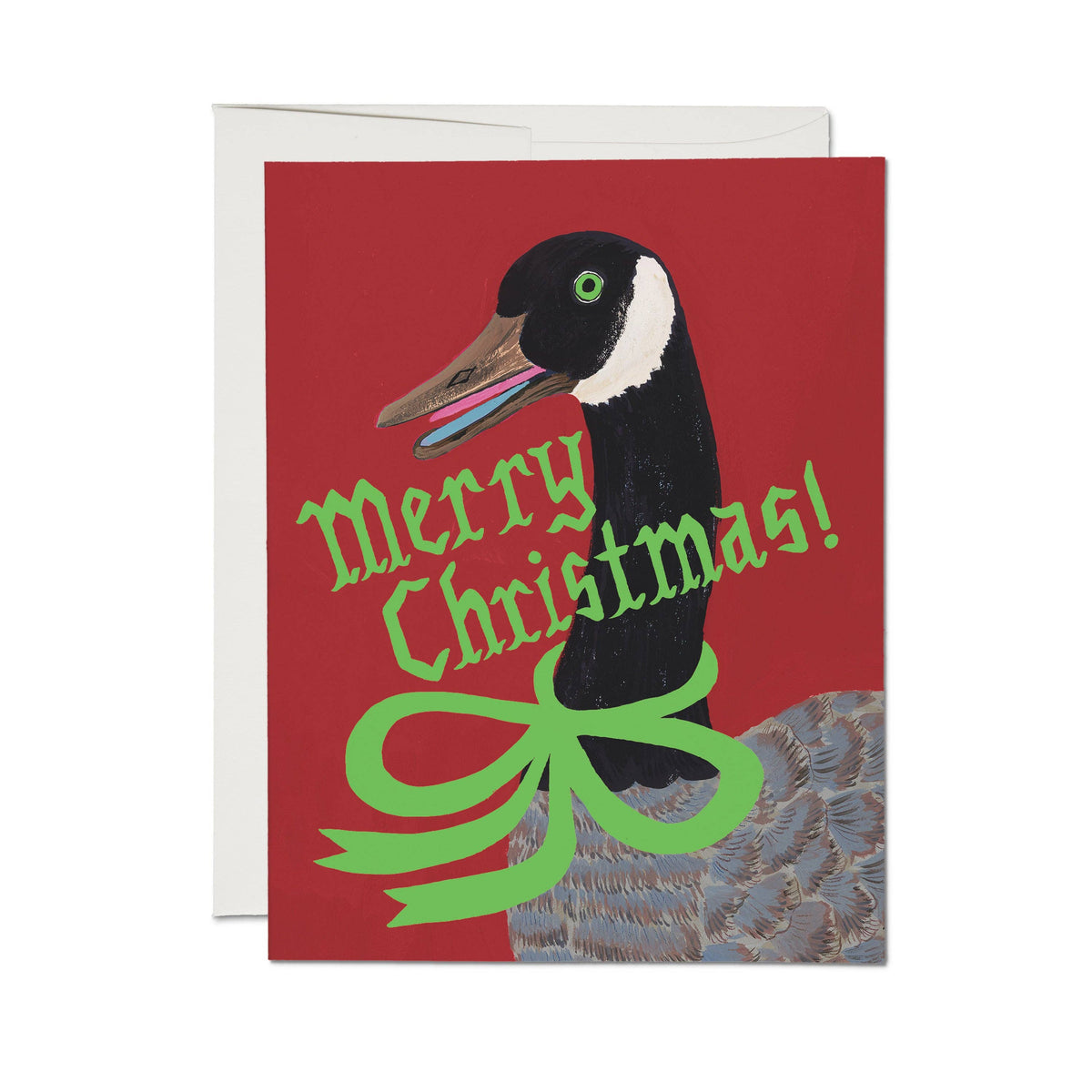 Christmas Goose greeting card