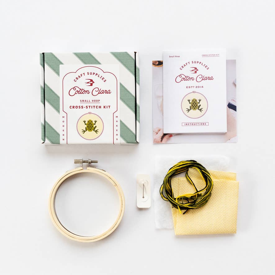 Frog Cross Stitch Kit
