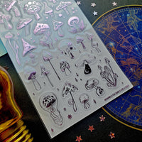 Moonlit Mushrooms Sticker Sheet