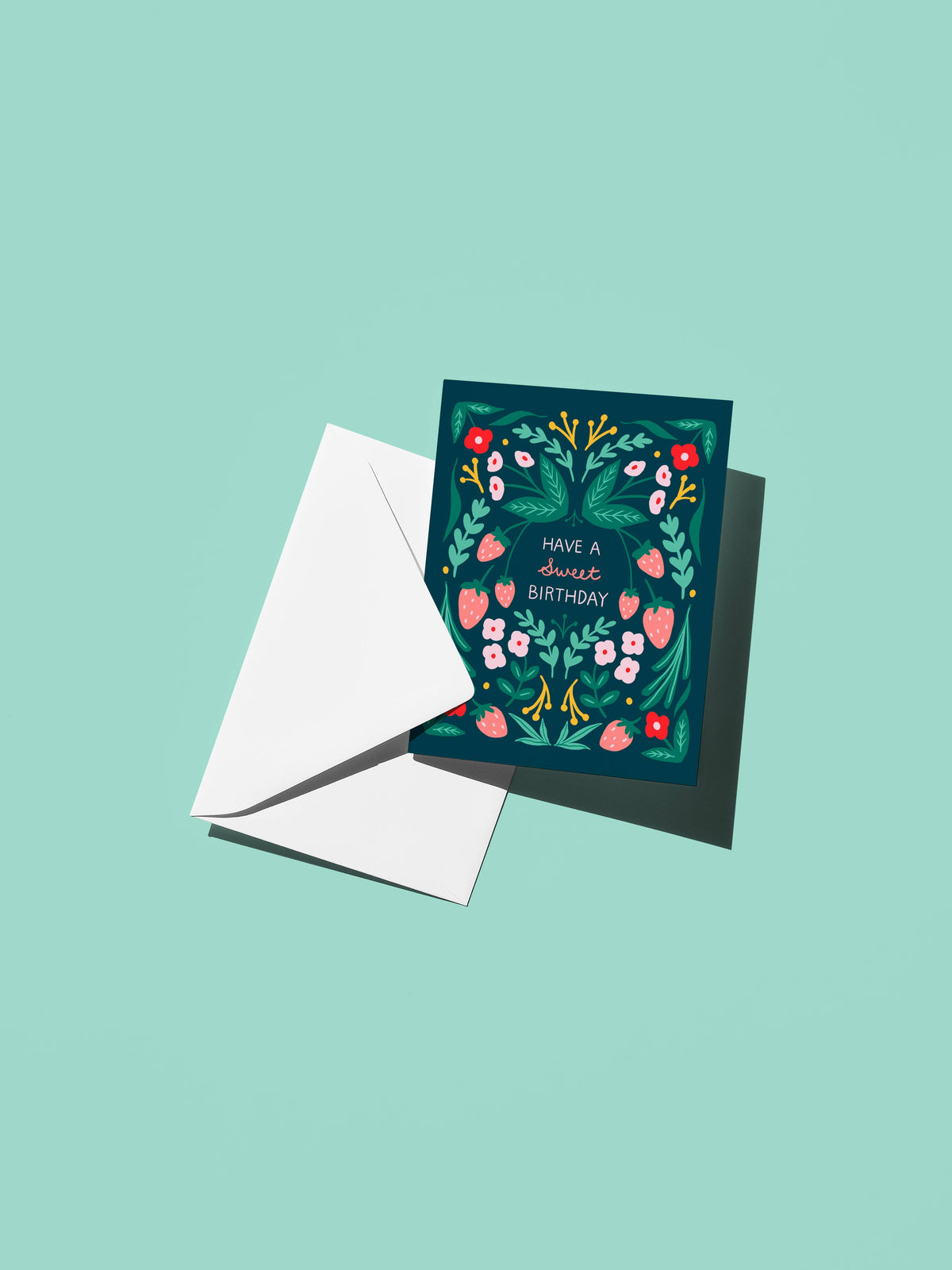 Have a Sweet Birthday Card Strawberry Birthday Card