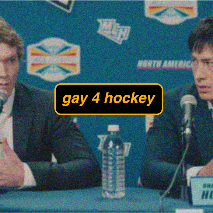 Heated Rivalry - Gay 4 Hockey - Enamel Pin