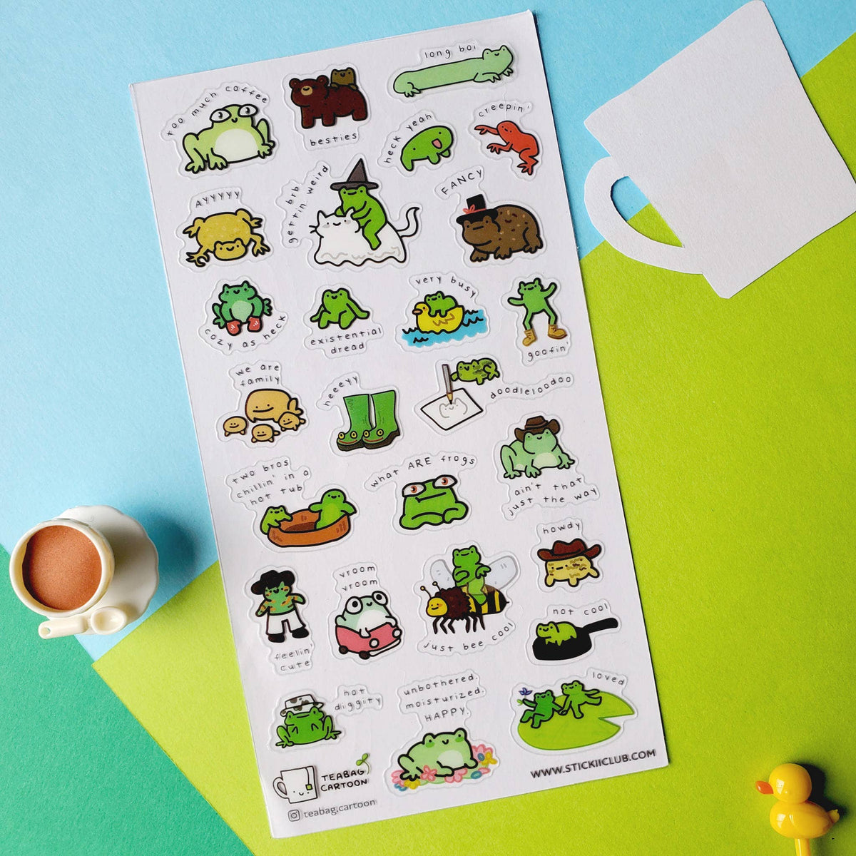 What ARE Frogs? 2 Sticker Sheet
