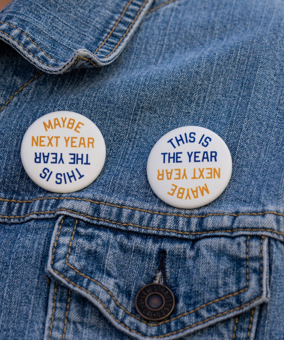 This Is The Year / Maybe Next Year Pin