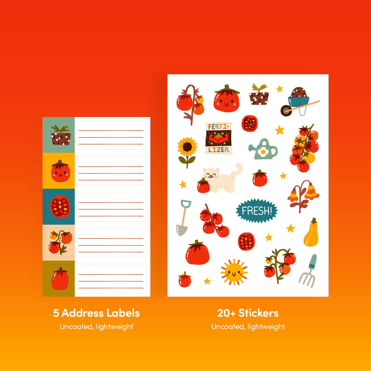 Tomato Letter Writing Kit