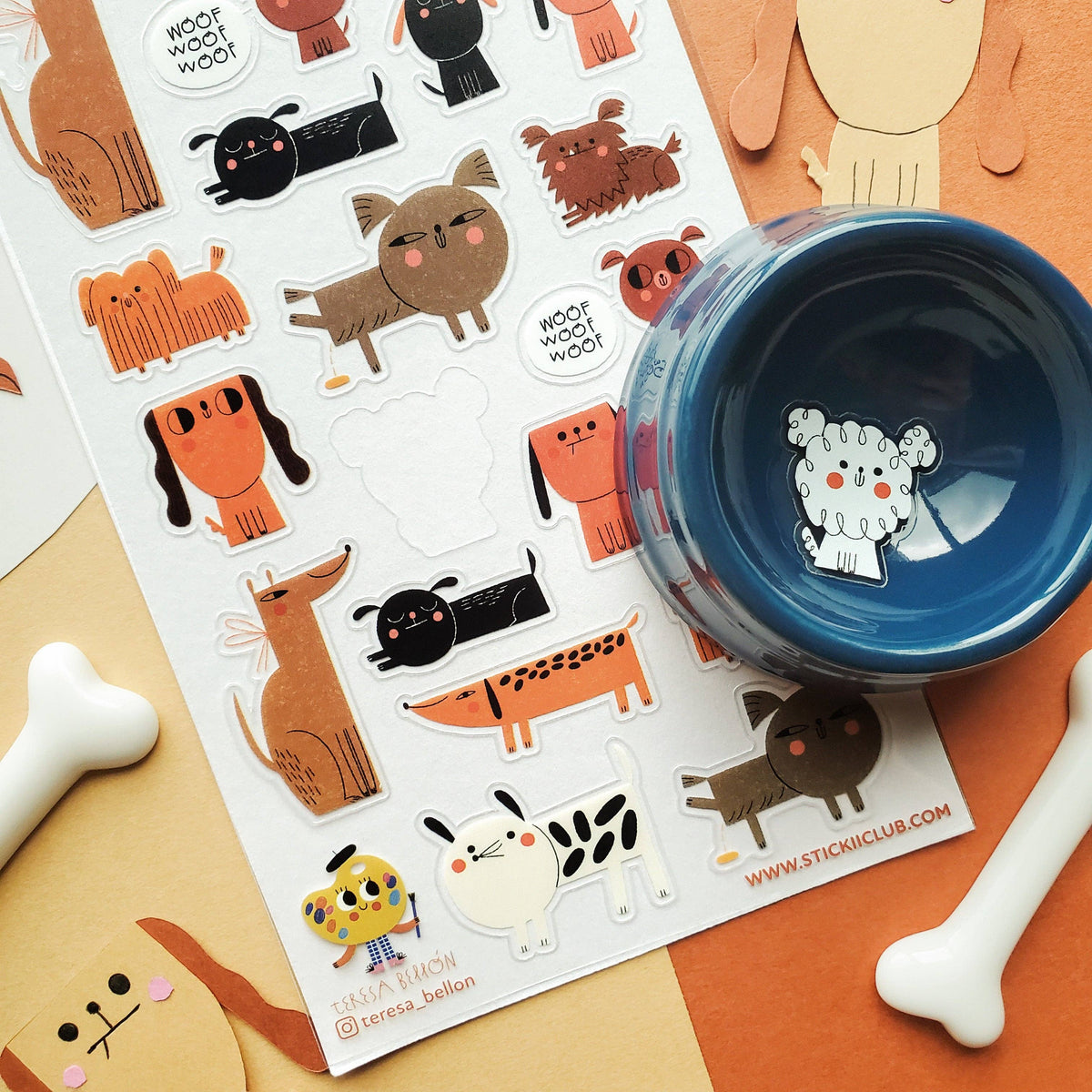 Pawfect Pups Sticker Sheet