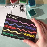 All my Highlights Postcard
