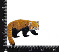 Red Panda, Realistic Animals, Embroidered Iron on Patch