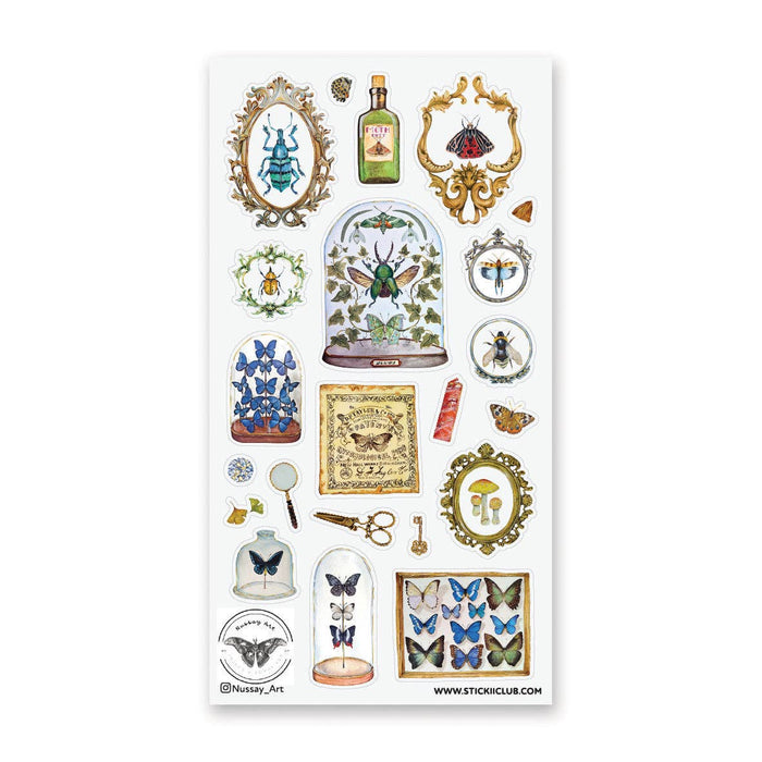 Entomology Collection Sticker Sheet