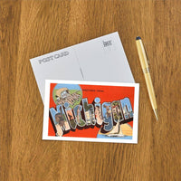 Postcard MI-48 Greetings from Michigan