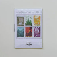 Fictional Travel Postcard Set - Twelve Pack
