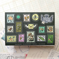 Postage Stamp Sticker Sheet