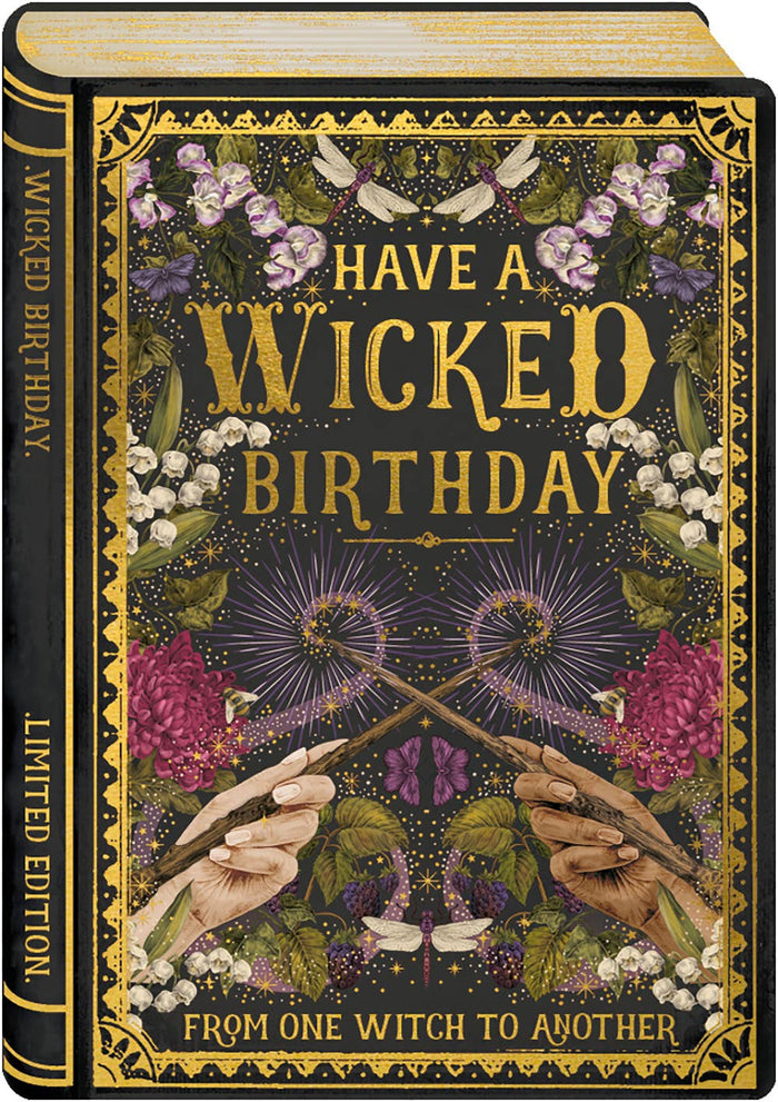 STORYBOOK WICKED BIRTHDAY GREETING CARD ART FILE