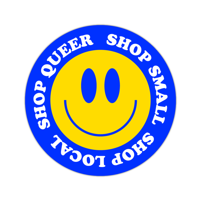 Shop Small Shop Local Shop Queer Sticker