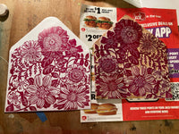 Poppy Envelope and Postcard Stationery Set of 3