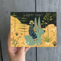 Happy Trails Greeting Card
