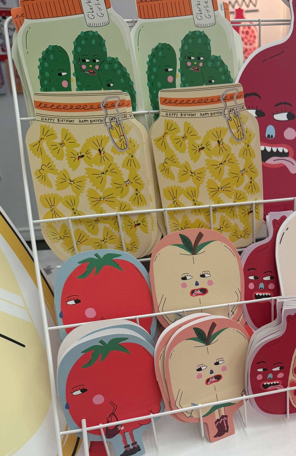 Hey Apple! Die cut greeting card