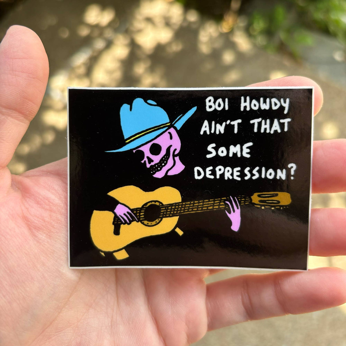 Boi Howdy Sticker