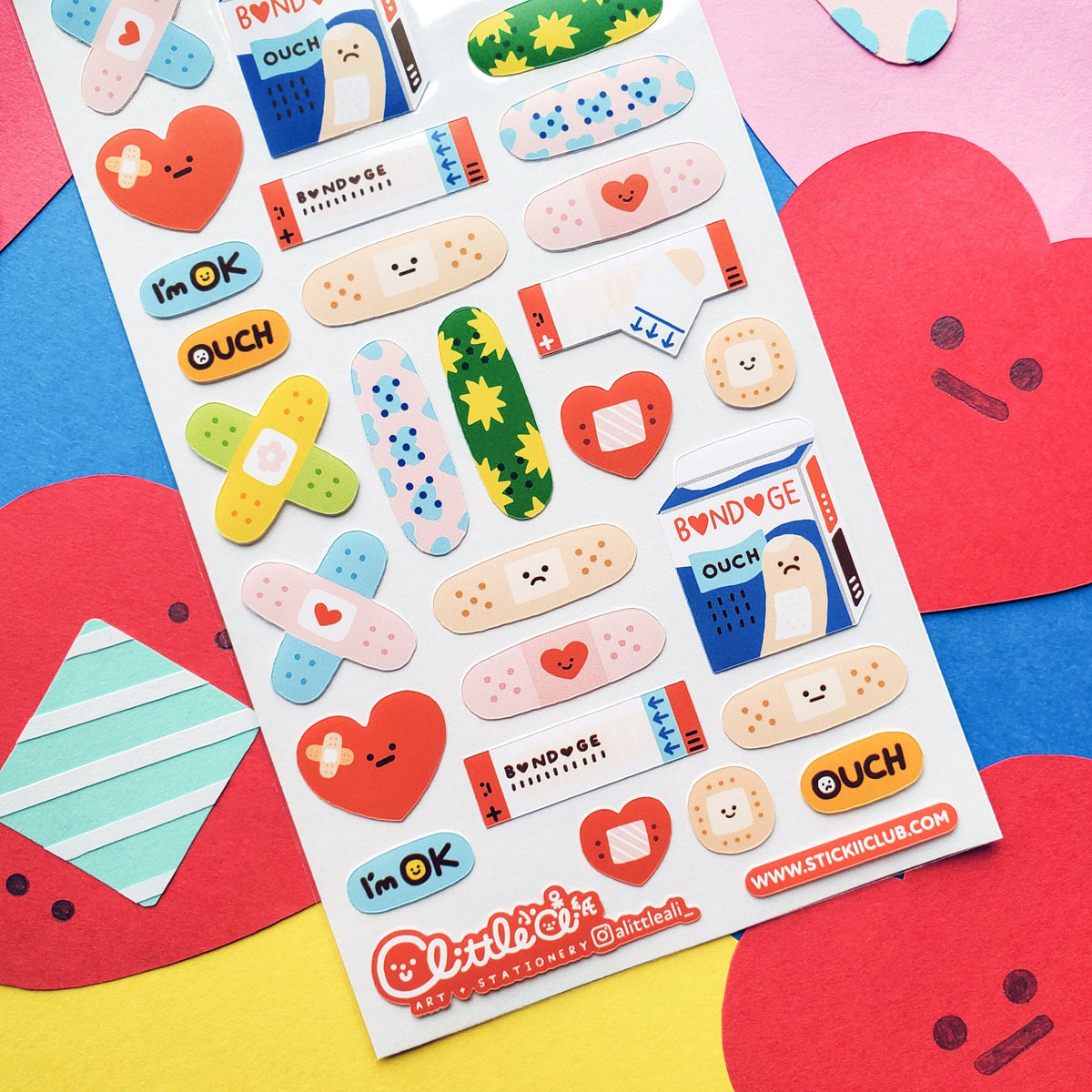 Ouch! All Better Sticker Sheet