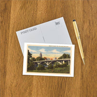 Postcard MI-424 Skyline, Lansing