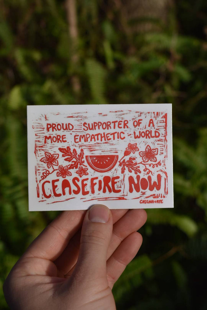 Ceasefire Sticker