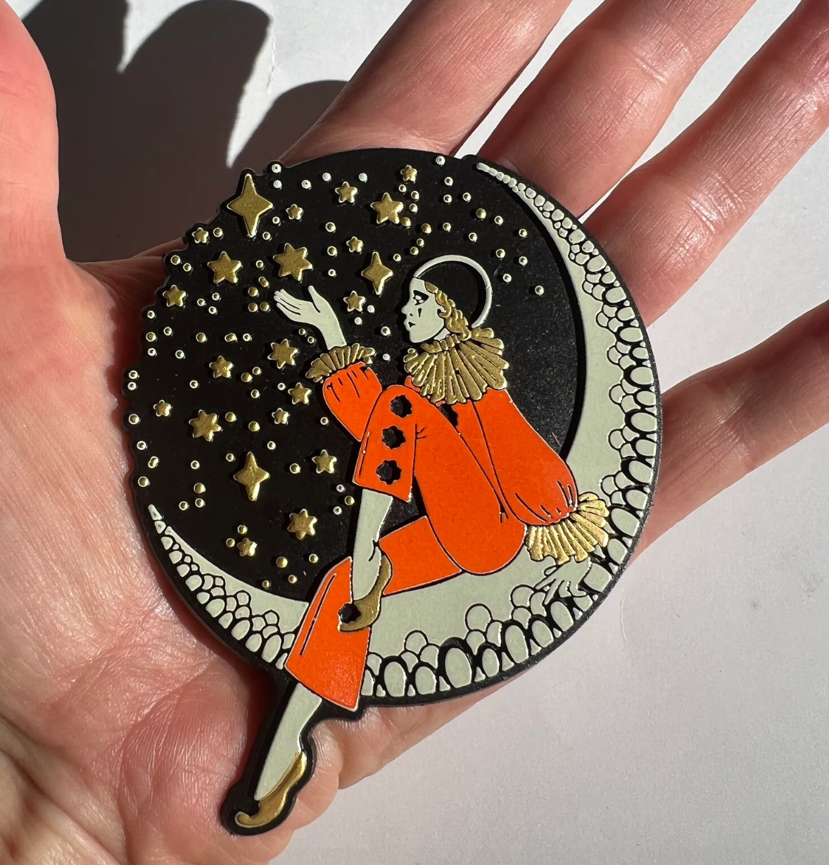MAGNET Pierrot Clown Rubber Magnet