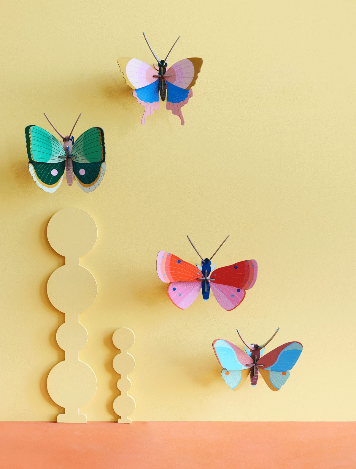 3D Wall Art - Butterfly - Gold Rim Butterfly