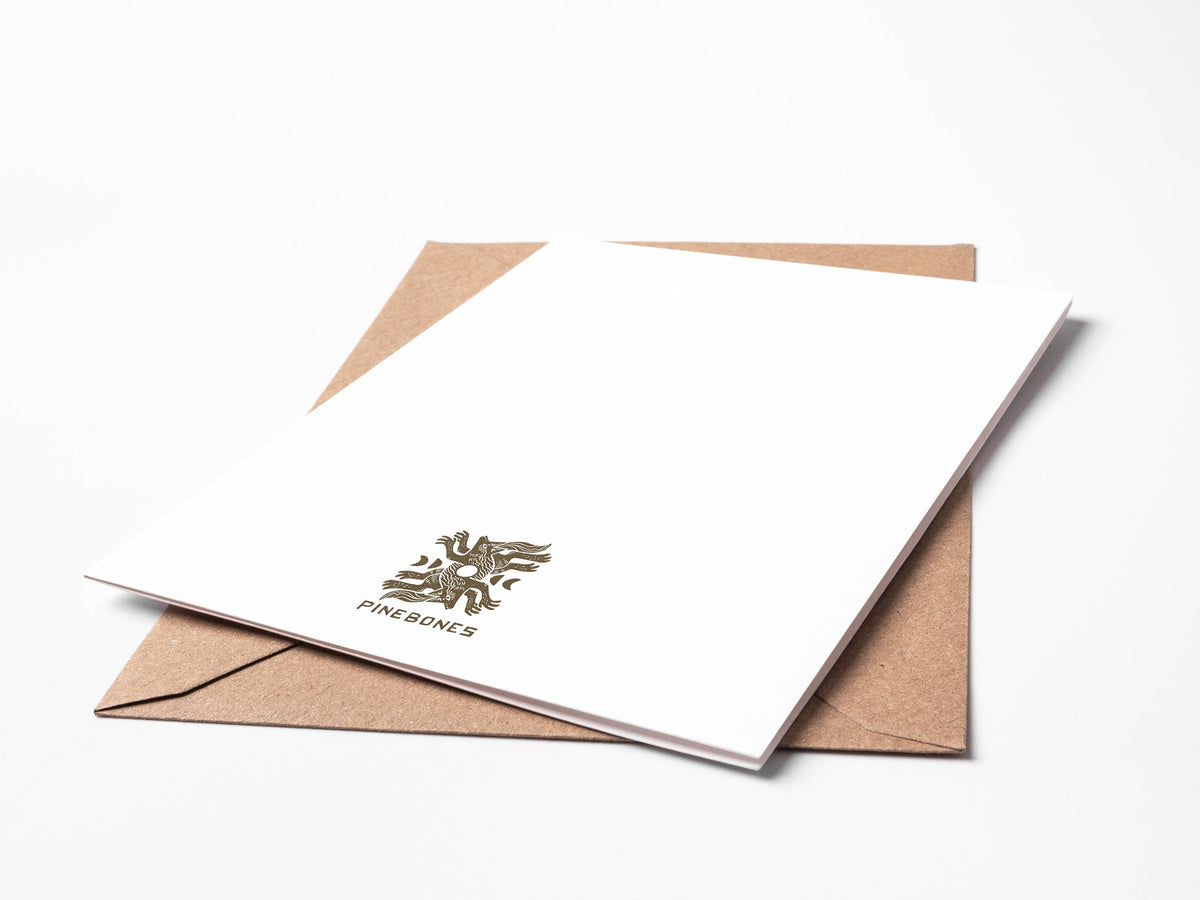 Be Who You Need – Blank Greeting Card Nature Illustration