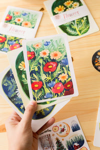 Postcard Set — Flowers