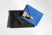 I love you old english rubber stamp envelope wrapping decor
