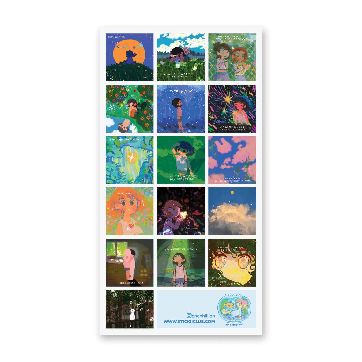 Good Days Will Come Sticker Sheet