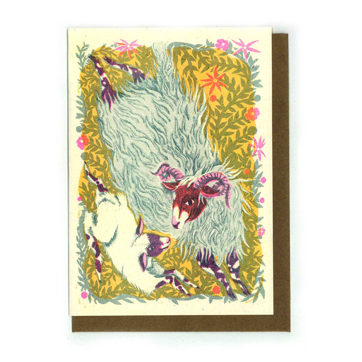 Leaping Lamb Card