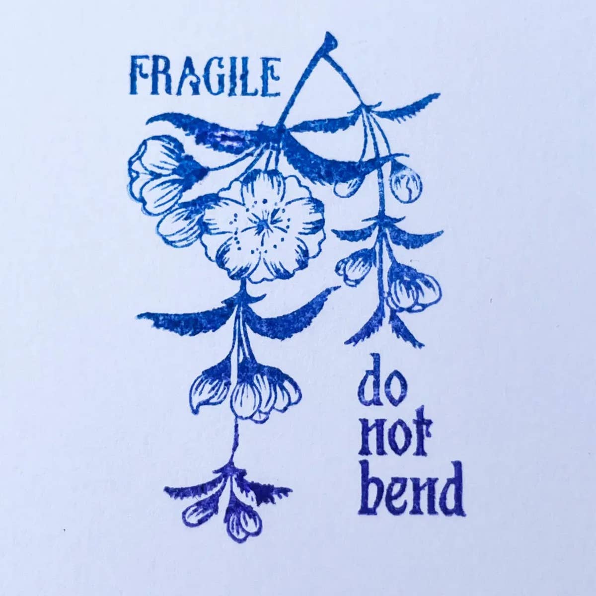 Fragile Do Not Bend Stamp | Snail Mail & Package