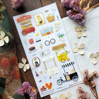 Street Vendor Delights Sticker Sheet
