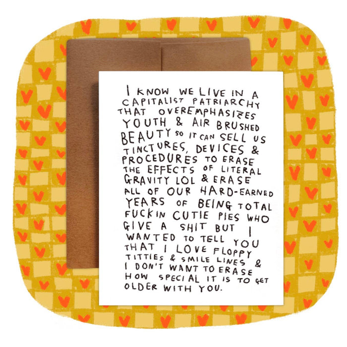 I DON'T WANT TO ERASE Greeting Card