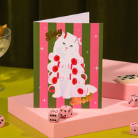 Slay Bish Kitty – Foil Friendship ✿ Encouragement Card