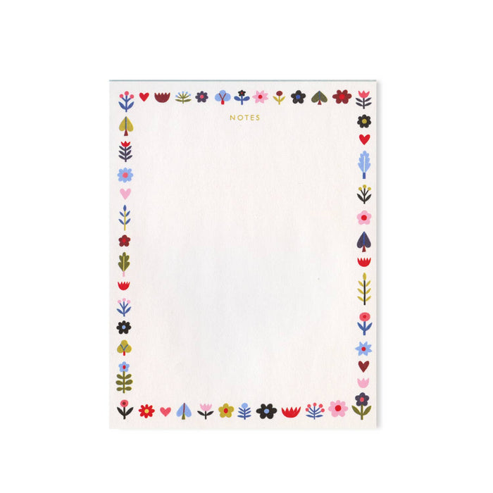Floral Notepad