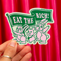 Eat the Rich – Matte Vinyl Sticker
