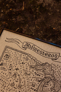 Midwesteros Map Print