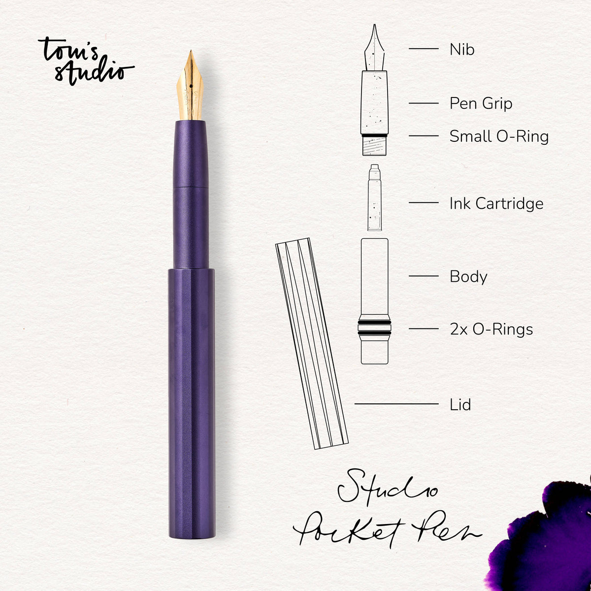 The Studio Pocket Fountain Pen 2.0