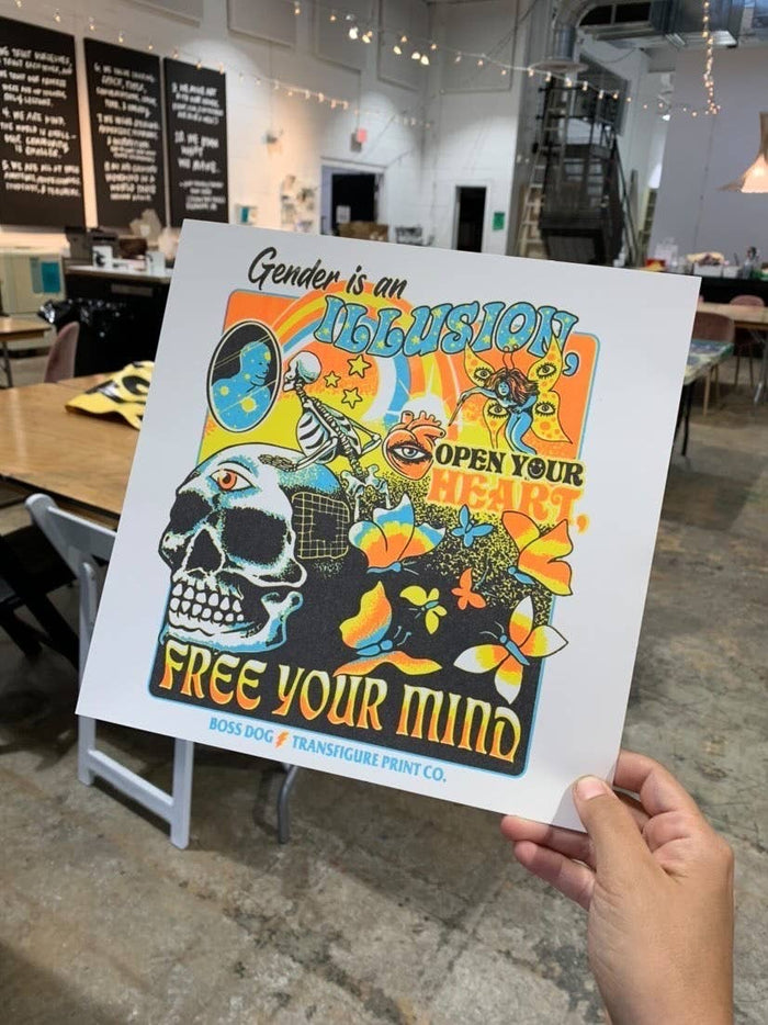 Gender Is An Illusion Print