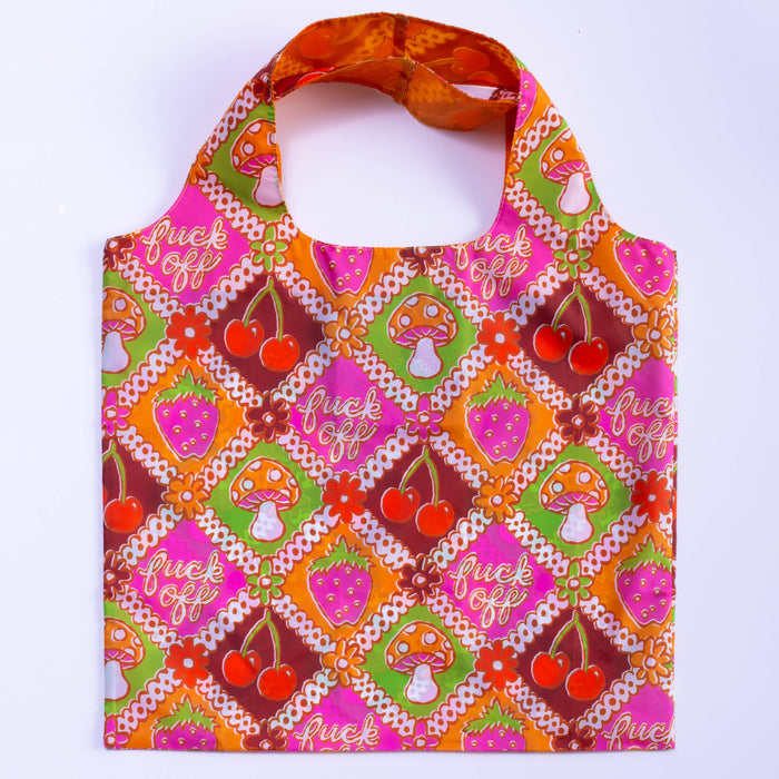 F*ck Off Retro Art Sack® - Eco-Friendly Reusable Tote Bag