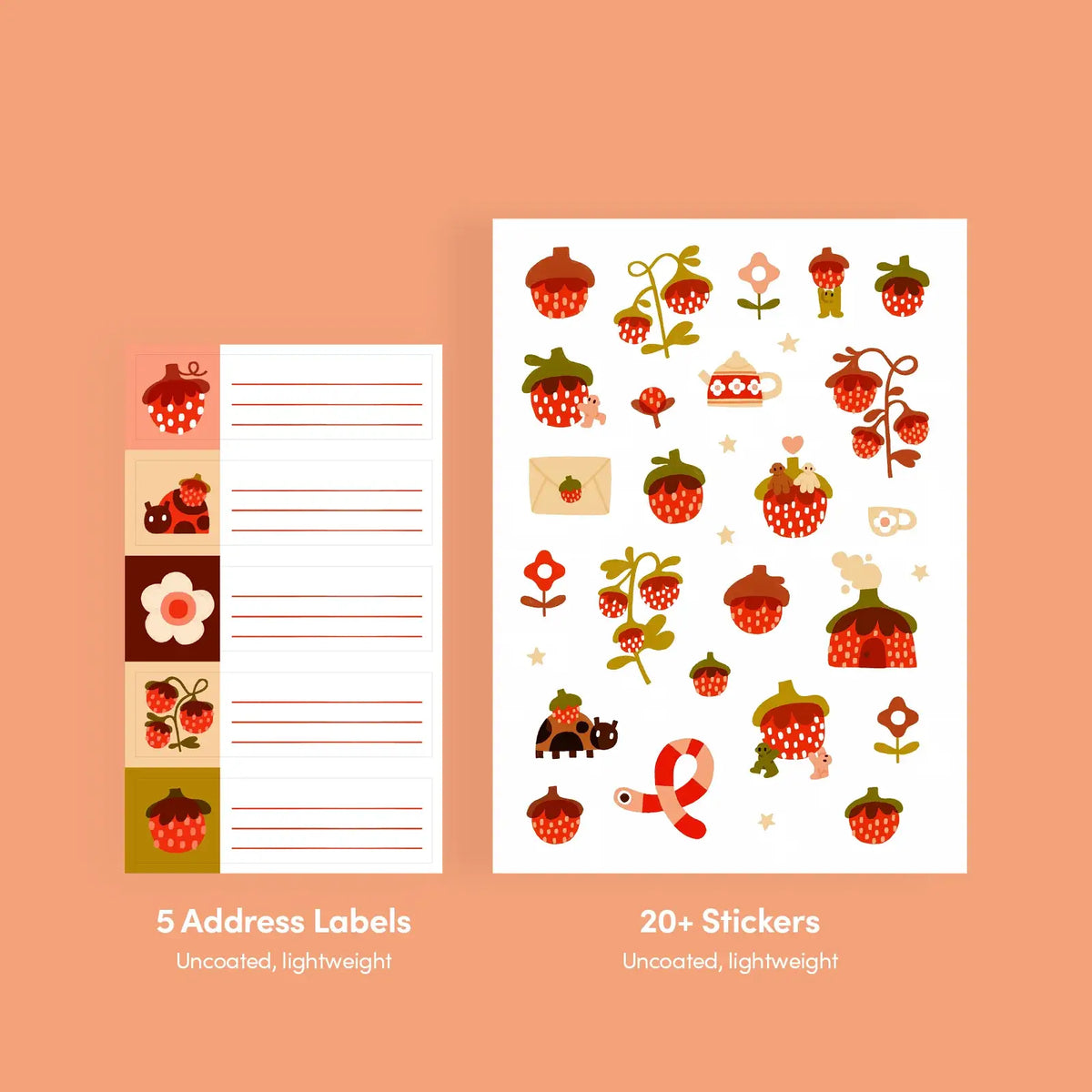 Strawberry Letter Writing Kit