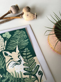 Fox Blank Silkscreen Card