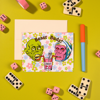 Beast Buds! Card – Foil Friendship ✿ Funny Card